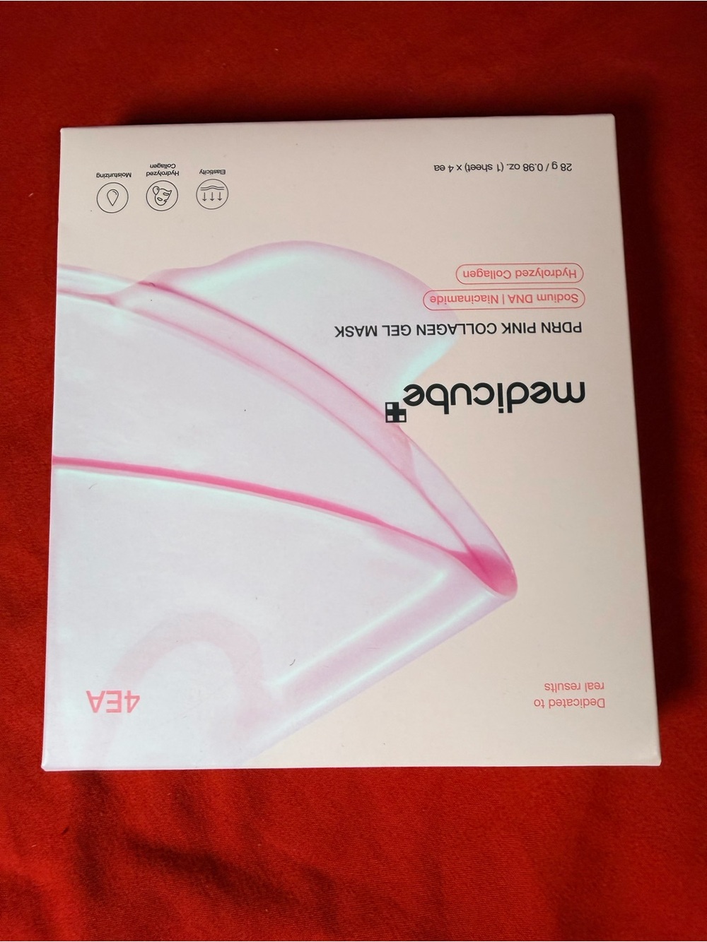 Medicine? Pink Collagen Gel Mask - Hydrating Pink Sheet Mask (4 Pack)